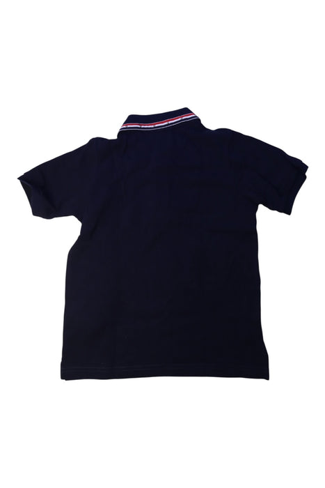 A Navy Short Sleeve Polos from Moncler in size 6T for boy. (Back View)