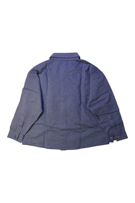 A Blue Long Sleeve Shirts from Dior in size 6T for boy. (Back View)