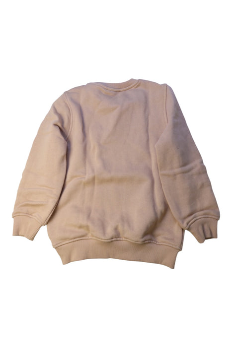 A Beige Crewneck Sweatshirts from Moschino in size 6T for girl. (Back View)