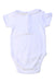 A White Short Sleeve Bodysuits from Jacadi in size 3-6M for boy. (Back View)