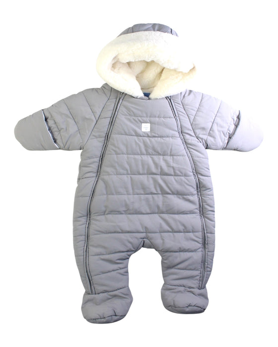 A Grey Snowsuits from Jacadi in size 3-6M for maternity. (Front View)
