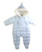 A Blue Snowsuits from Tartine et Chocolat in size 6-12M for neutral. (Front View)