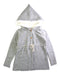 A Grey Coats from Nanos in size 6T for girl. (Front View)