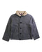 A Grey Lightweight Jackets from Burberry in size 5T for boy. (Front View)