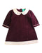 A Burgundy Long Sleeve Dresses from Little Green Radicals in size 18-24M for girl. (Front View)