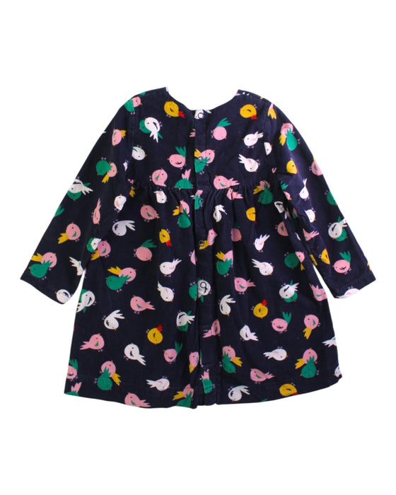 A Multicolour Long Sleeve Dresses from Petit Bateau in size 3T for girl. (Back View)