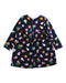 A Multicolour Long Sleeve Dresses from Petit Bateau in size 3T for girl. (Back View)
