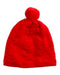 A Red Winter Hats from Jacadi in size 6-12M for neutral. (Front View)