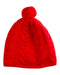 A Red Winter Hats from Jacadi in size 6-12M for neutral. (Back View)