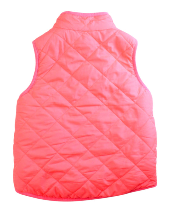 A Pink Outerwear Vests from Crewcuts in size 3T for girl. (Back View)