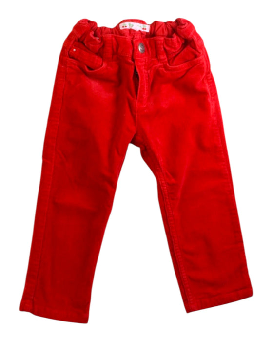 A Red Casual Pants from Bonpoint in size 2T for girl. (Front View)