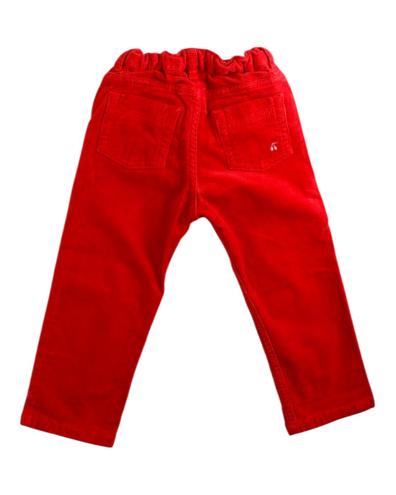 A Red Casual Pants from Bonpoint in size 2T for girl. (Back View)