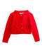 A Red Cardigans from Chateau de Sable in size 3T for girl. (Front View)