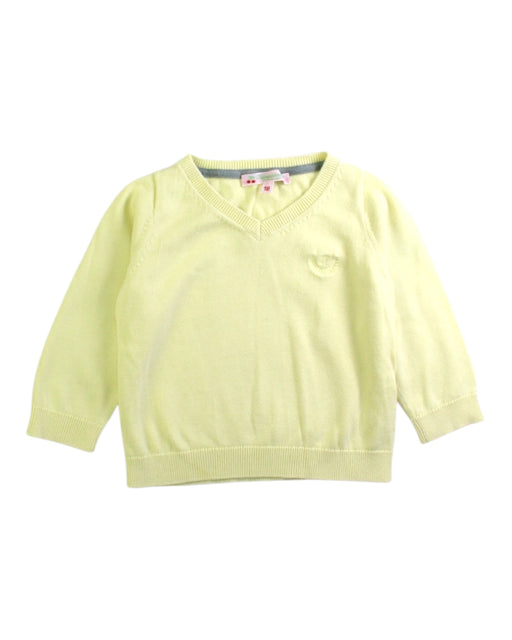 A Yellow Long Sleeve Tops from Bonpoint in size 12-18M for boy. (Front View)