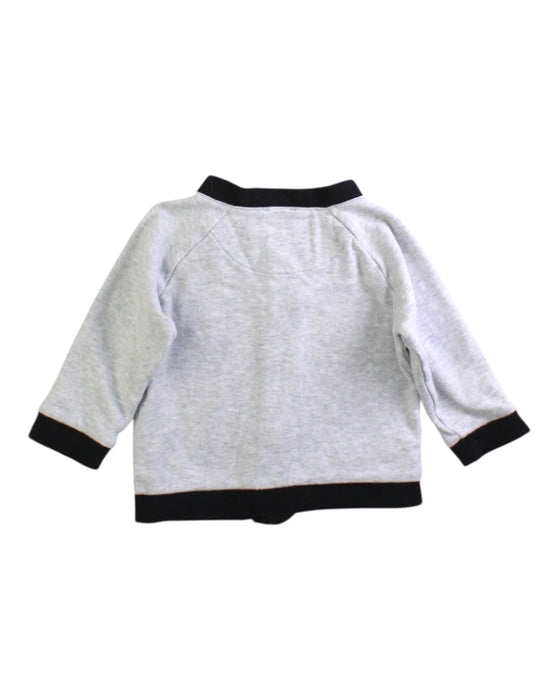 A Grey Cardigans from Karl Lagerfeld in size 6-12M for boy. (Back View)