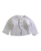 A Grey Cardigans from Petit Bateau in size 0-3M for neutral. (Front View)