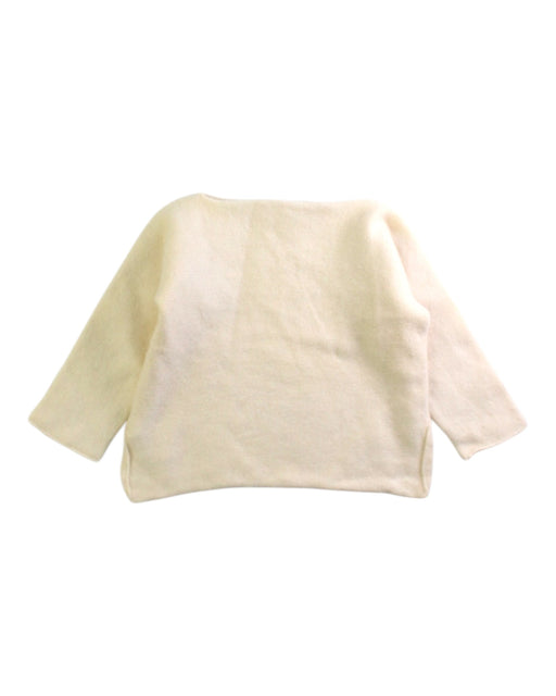 A Ivory Long Sleeve Tops from Hermès in size 2T for neutral. (Front View)