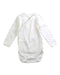 A White Long Sleeve Bodysuits from Petit Bateau in size 0-3M for neutral. (Front View)