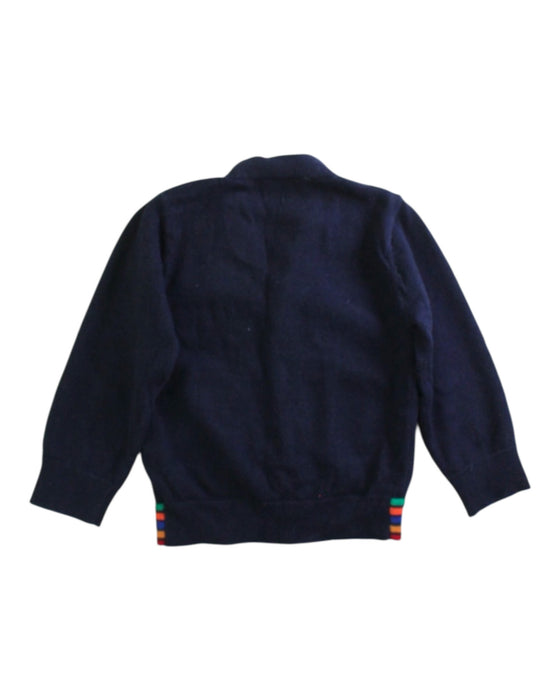 A Navy Cardigans from Paul Smith in size 6-12M for boy. (Back View)