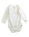 A White Long Sleeve Bodysuits from Petit Bateau in size 0-3M for neutral. (Front View)