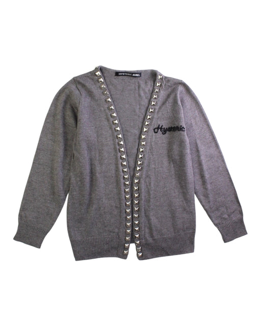 A Grey Cardigans from Hysteric Mini in size 2T for girl. (Front View)