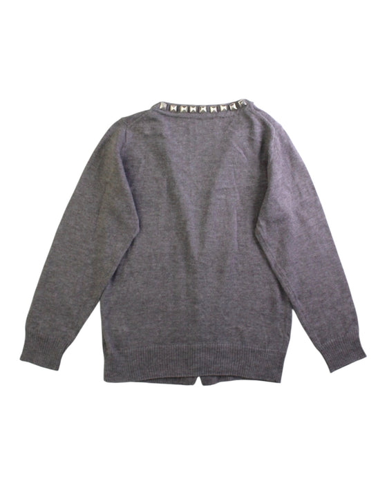 A Grey Cardigans from Hysteric Mini in size 2T for girl. (Back View)
