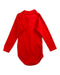 A Red Long Sleeve Bodysuits from Petit Bateau in size 18-24M for boy. (Back View)