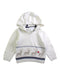 A Ivory Hooded Sweatshirts from The Little White Company in size 6-12M for boy. (Front View)
