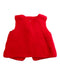 A Red Vests from Seed in size 0-3M for girl. (Back View)