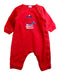 A Red Long Sleeve Rompers from Petit Bateau in size 3-6M for boy. (Front View)