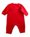 A Red Long Sleeve Rompers from Petit Bateau in size 3-6M for boy. (Back View)