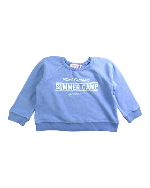 A Blue Crewneck Sweatshirts from Bonpoint in size 2T for neutral. (Front View)