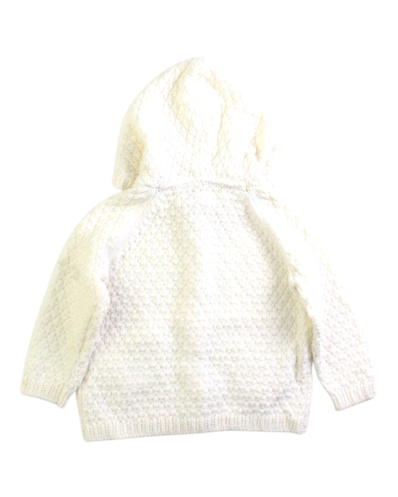 A White Cardigans from Ralph Lauren in size 3-6M for girl. (Back View)
