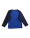 A Blue Long Sleeve T Shirts from Petit Bateau in size 12-18M for boy. (Back View)