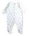 A White Onesies from Petit Bateau in size 3-6M for neutral. (Front View)