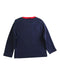 A Navy Long Sleeve T Shirts from Petit Bateau in size 12-18M for boy. (Back View)