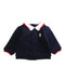 A Navy Long Sleeve Polos from Jacadi in size 12-18M for boy. (Front View)