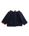 A Navy Long Sleeve Polos from Jacadi in size 12-18M for boy. (Back View)
