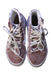 A Brown Sneakers from Vans in size 7Y for girl. (Back View)