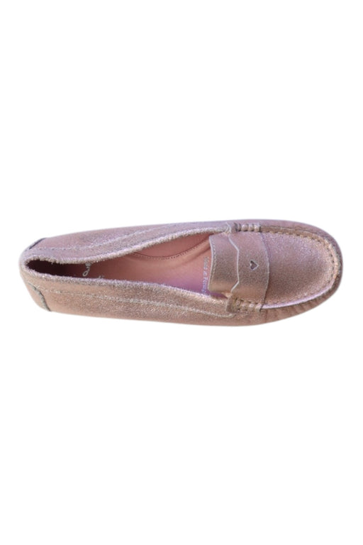 A Beige Loafers & Moccasins from Jacadi in size 9Y for girl. (Front View)