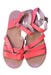 A Pink Sandals from Jacadi in size 11Y for girl. (Back View)