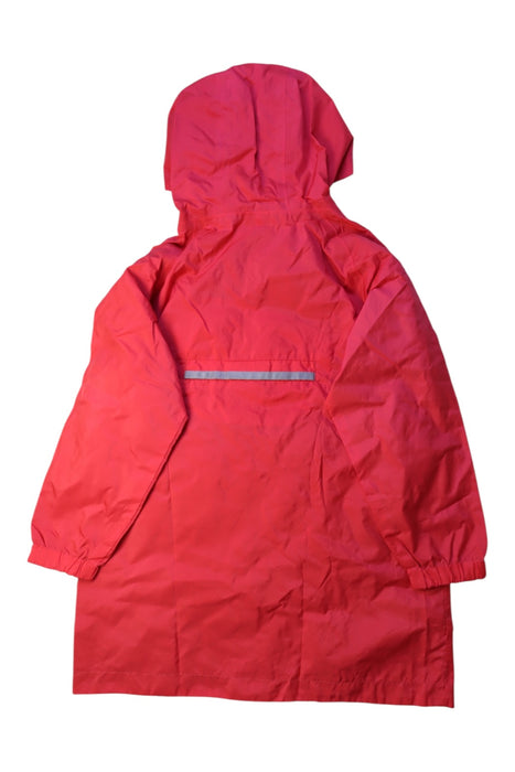 A Red Coats from Petit Bateau in size 6T for girl. (Back View)