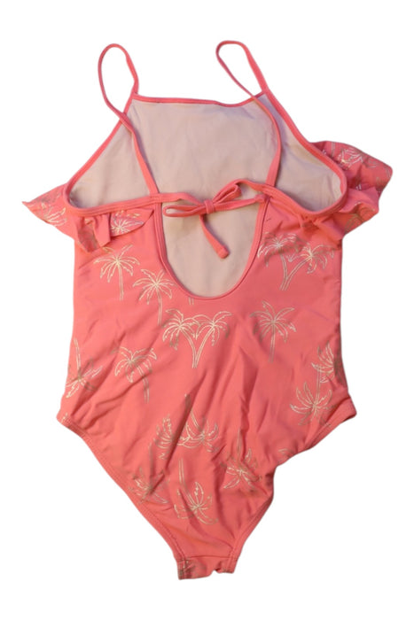 A Pink Swimsuits from Tea in size 10Y for girl. (Back View)