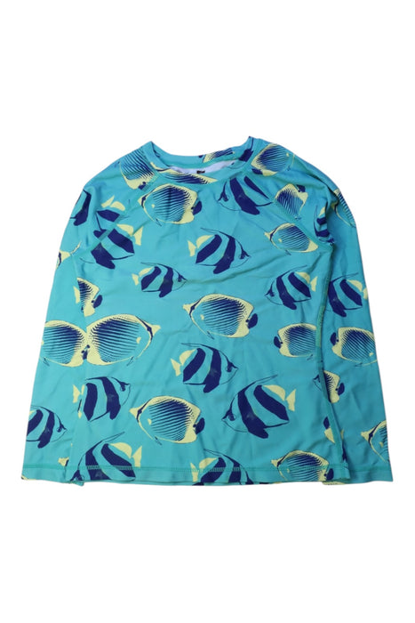 A Blue Rash Guards from Tea in size 10Y for girl. (Front View)