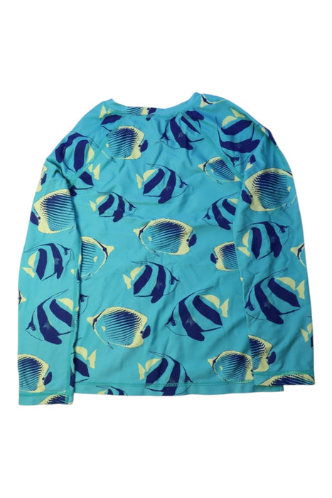 A Blue Rash Guards from Tea in size 10Y for girl. (Back View)