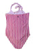 A Pink Swimsuits from Petit Bateau in size 10Y for girl. (Back View)