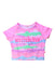 A Pink Rash Guards from Billieblush in size 12Y for girl. (Front View)