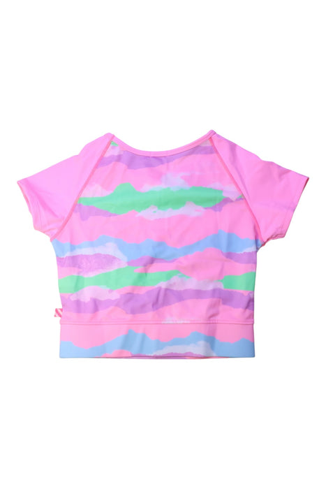 A Pink Rash Guards from Billieblush in size 12Y for girl. (Back View)