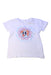 A White Short Sleeve T Shirts from Seed in size 4T for girl. (Front View)
