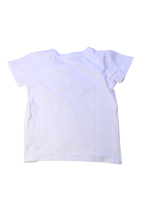 A White Short Sleeve T Shirts from Seed in size 4T for girl. (Back View)